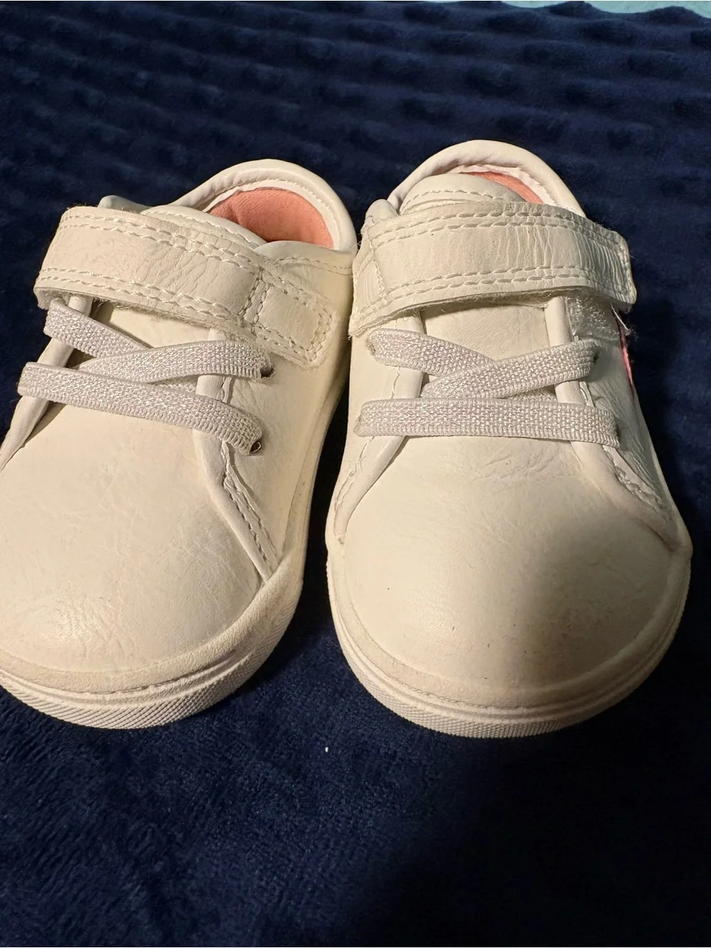 2 Pack-White & Pink Floral Baby Shoes size 3
